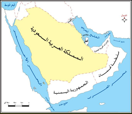 للتلوين خريطة السعودية رسم - Kharita Blog